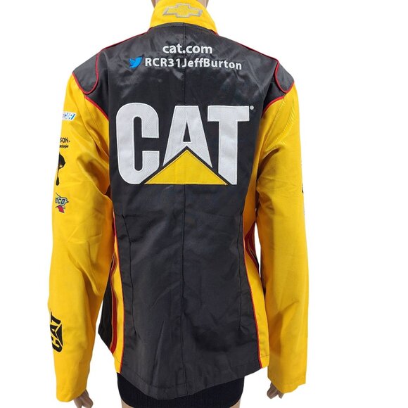 CAT Racing Jacket NASCAR Sprint Cup Series Jeff Burton, Women's Large - Picture 4 of 9